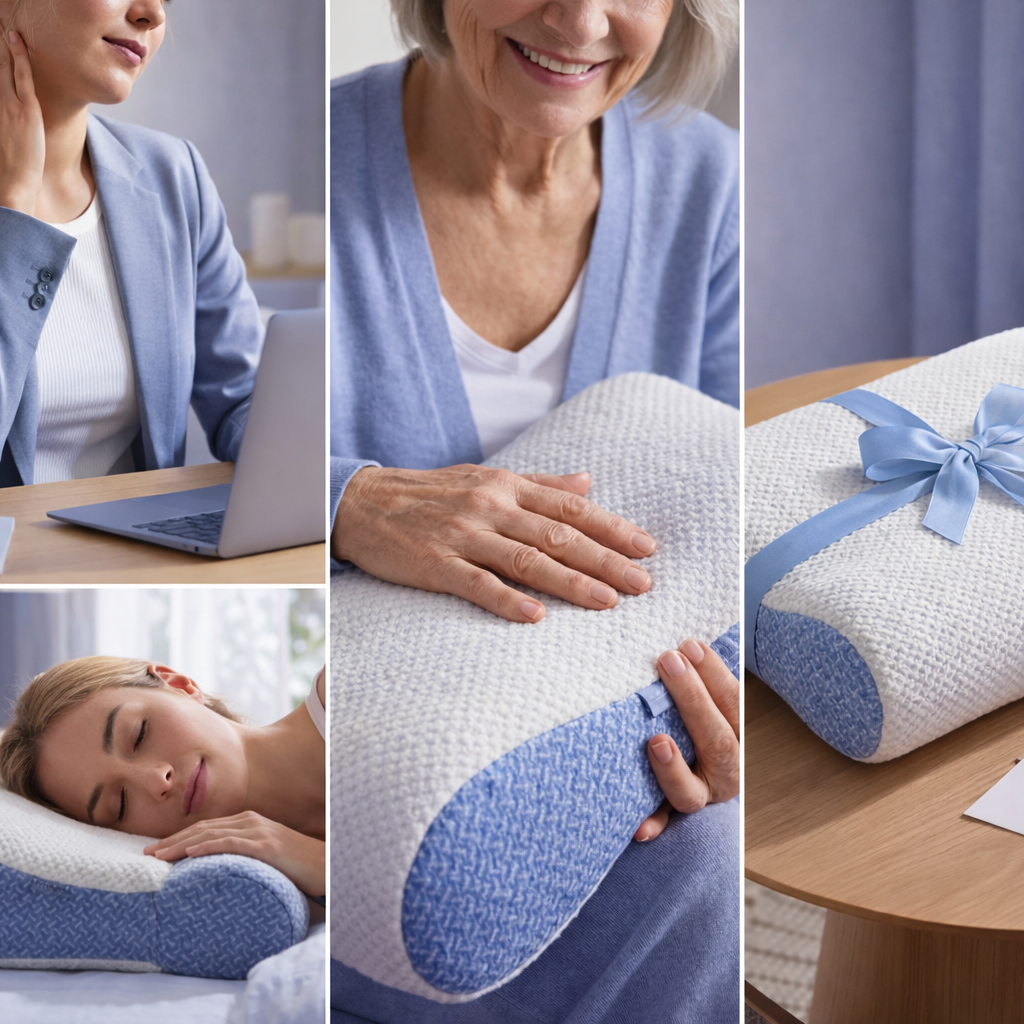 MAXISHOP - Almohada ergonómica antiestré