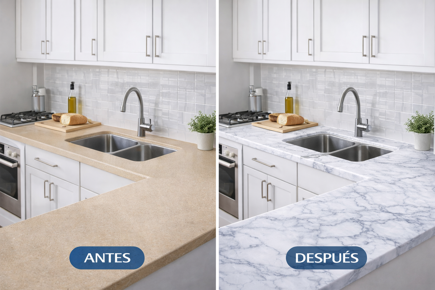 MAXISHOP - Lámina decorativa efecto mármol 60 x 300cm